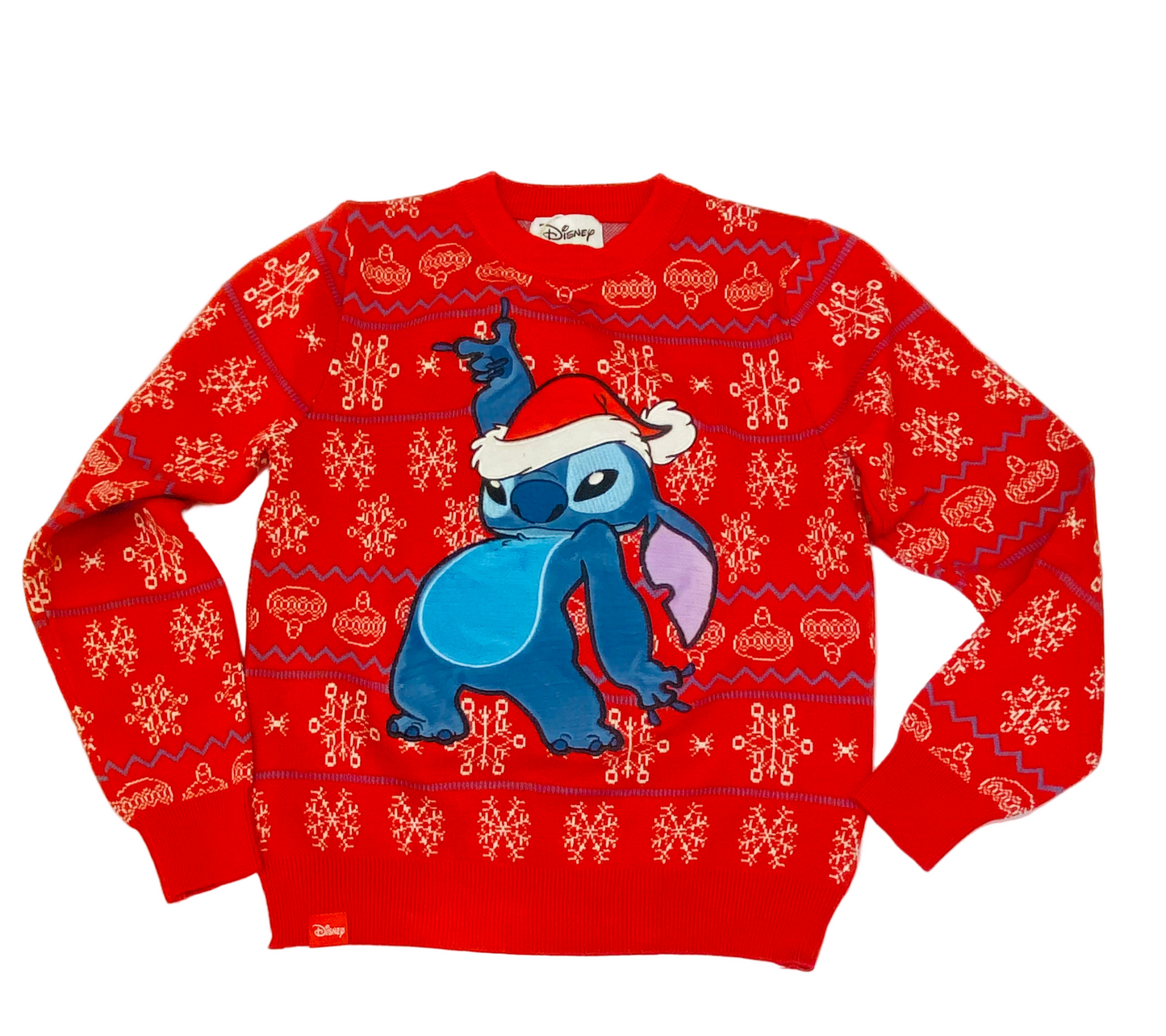 Sueter navideño dama mujer rojo Stitch B1-STI-170C 690490