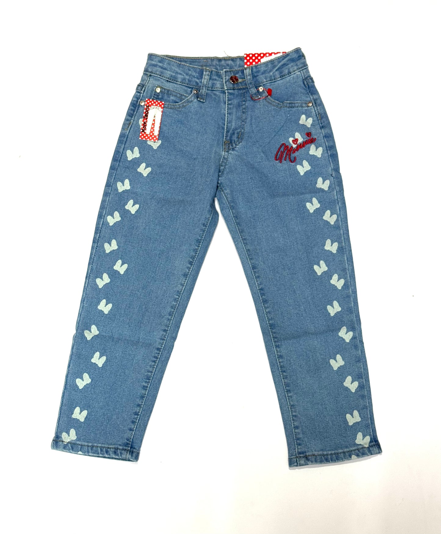 Pantalon jeans azul claro niña minnie Disney MM-2516