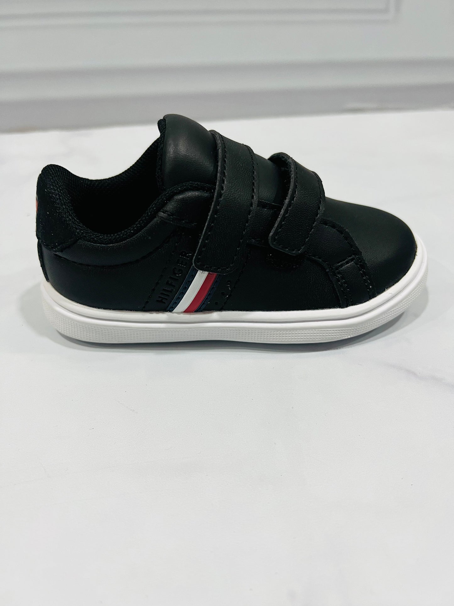 Tenis negros Tommy niño niña zapatos negros