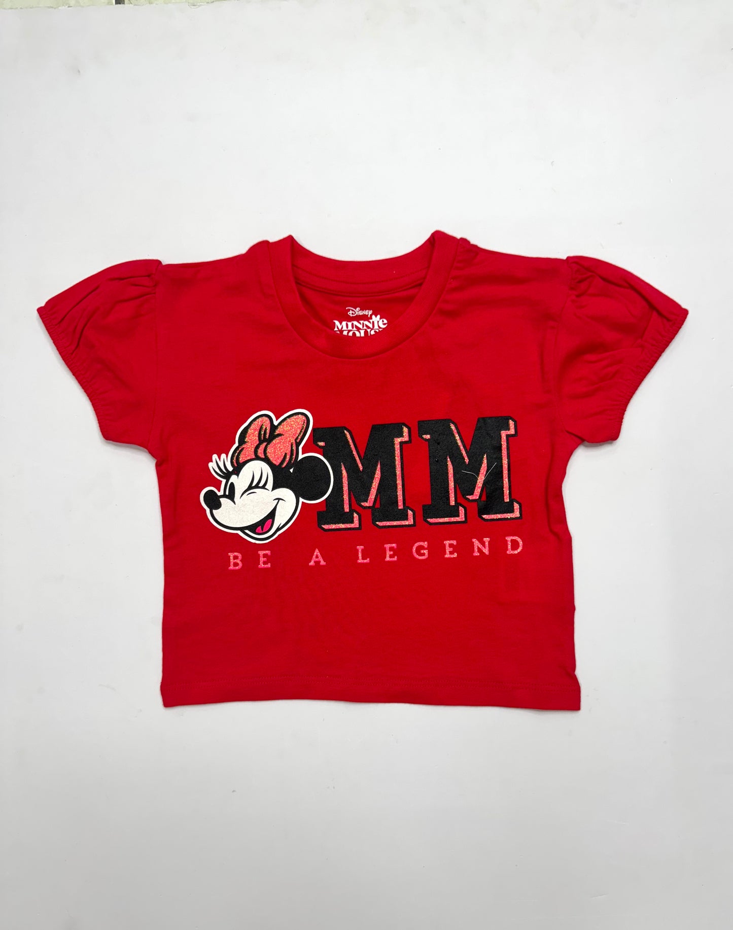 Camisa roja niña Minnie Disney MM-2621 promo 3x1000