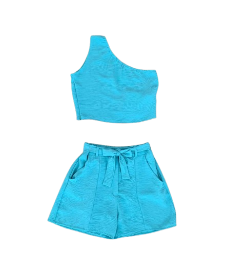 Set 2 piezas niña  azul