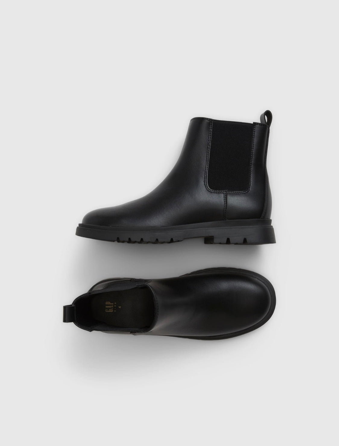 Botines burritos botas negras negros GAP niña sin zipper
