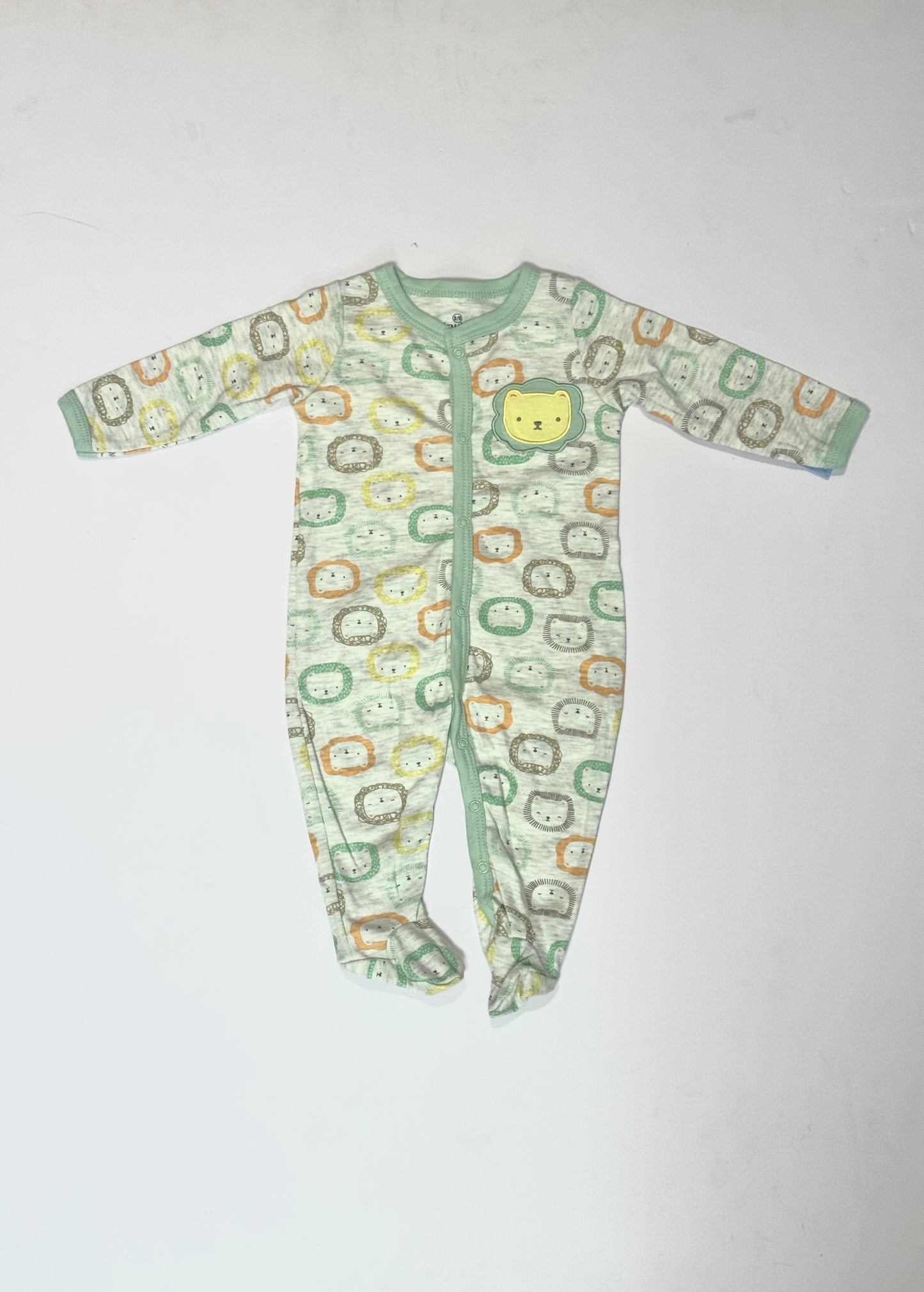 Pijama gris/verde gato bebe niño Tinytots D00427TT