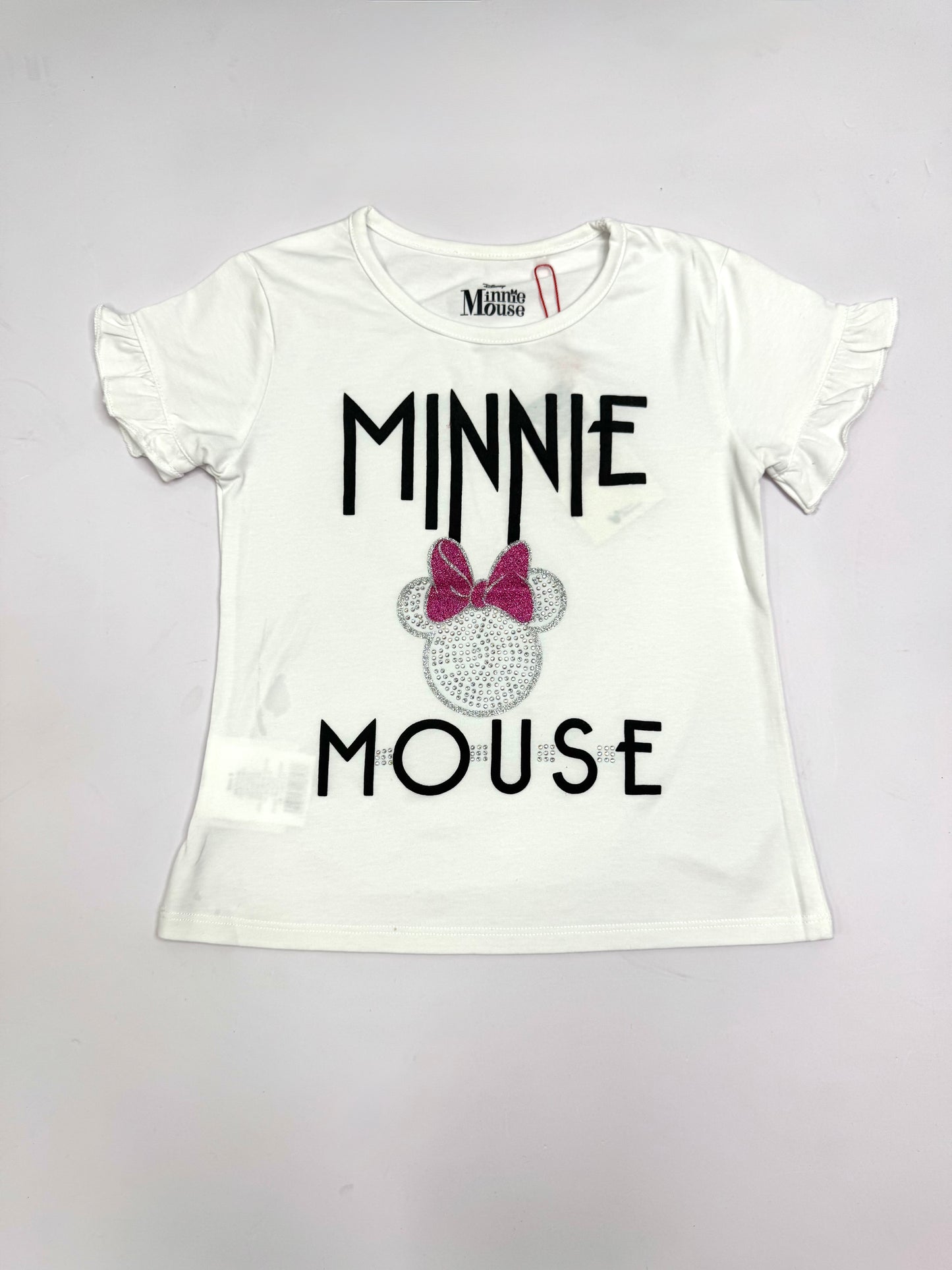Camisa blanca perlas niña Minnie Disney MM-2503 promo 3x1000