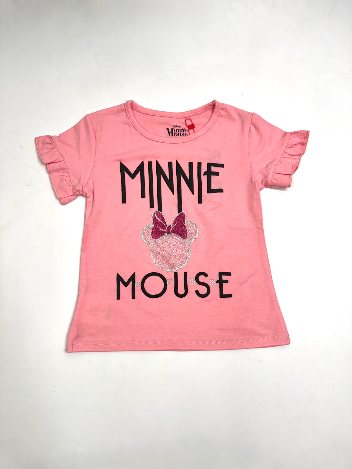 Camisa rosado claro perlas niña Minnie Disney MM-2503 promo 3x1000