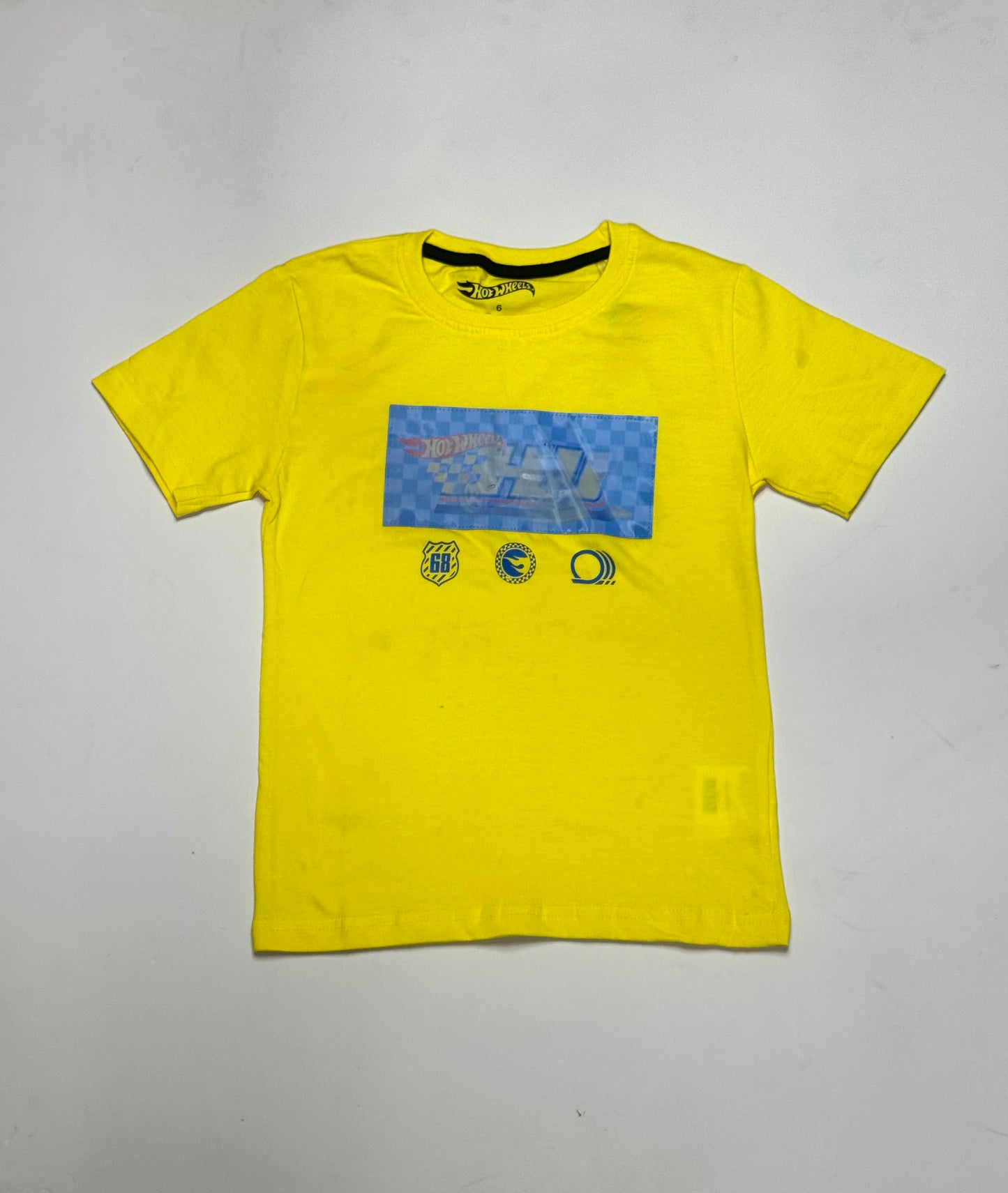 Camisa amarilla niño Hotwheels Disney HW-91424