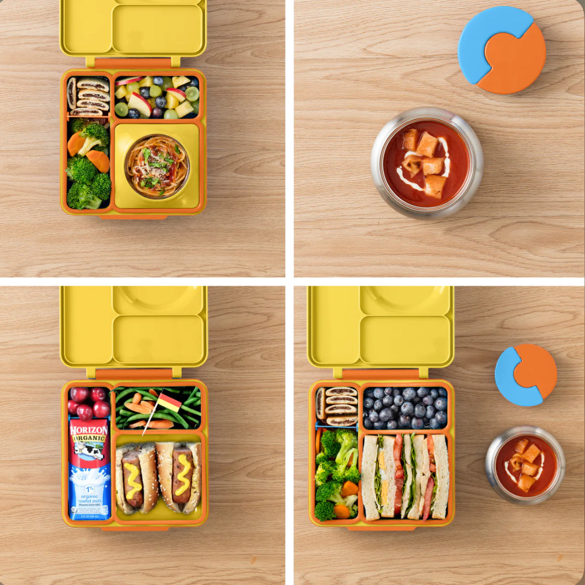 Lonchera accesorio para comida antiderrame niña niño OMIELIFE bento box