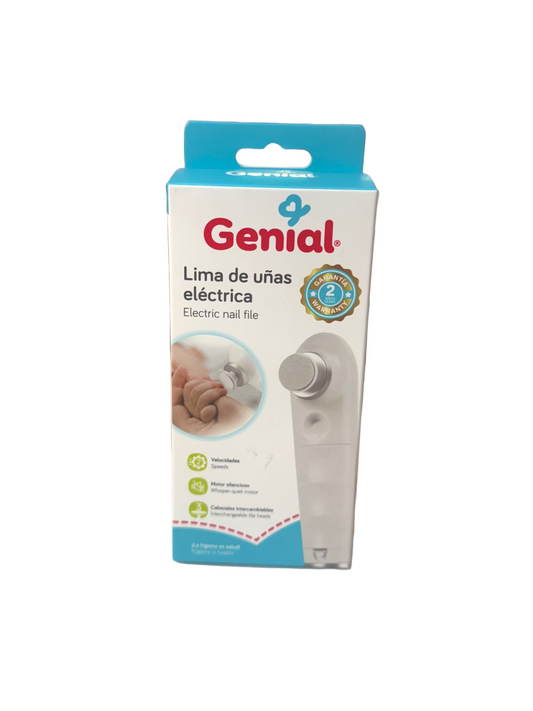 Lima de uñas eléctrica bebe niña niño Genial GN-YD-9101