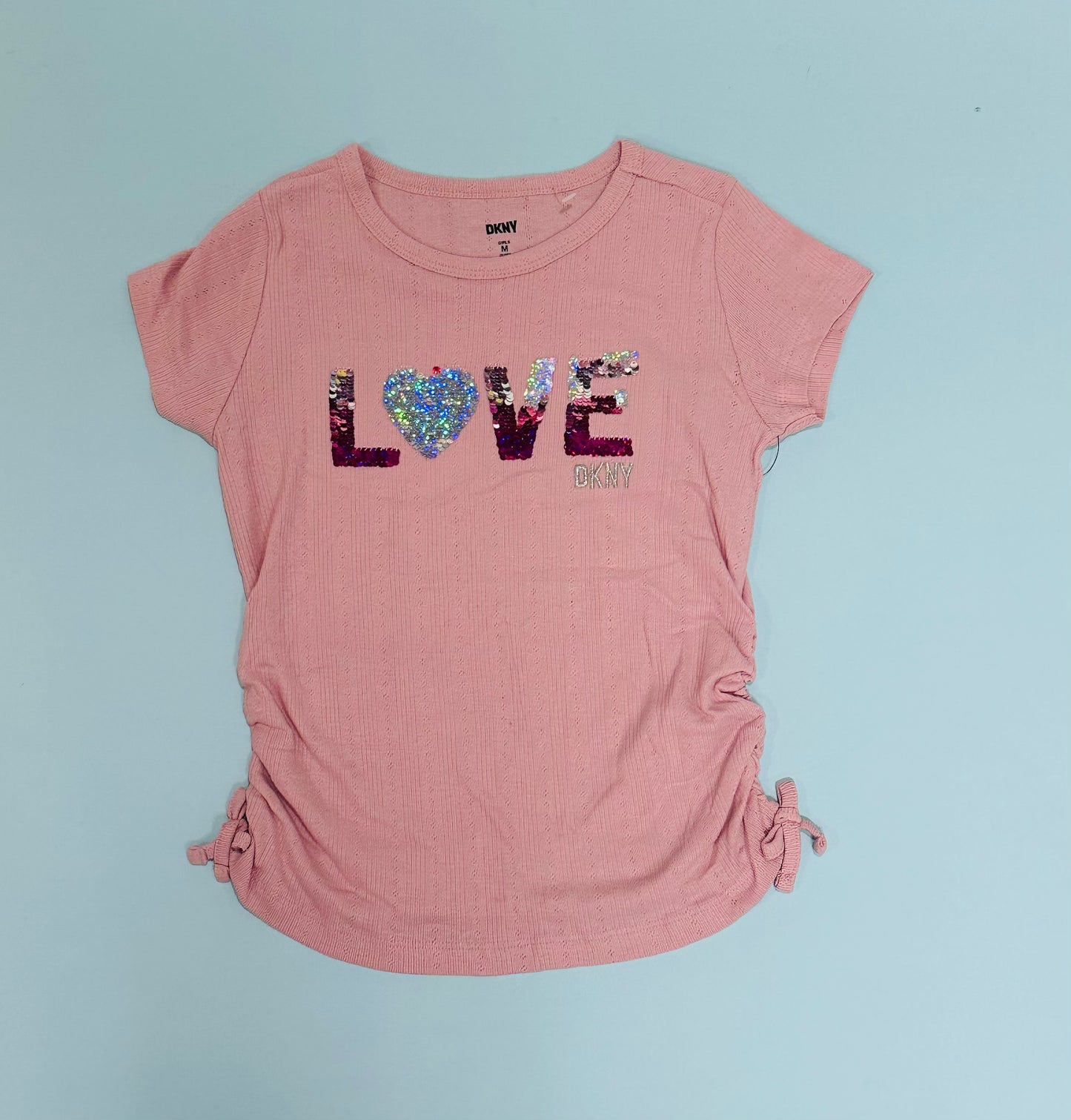 Camisa rosada Love DKNY niña