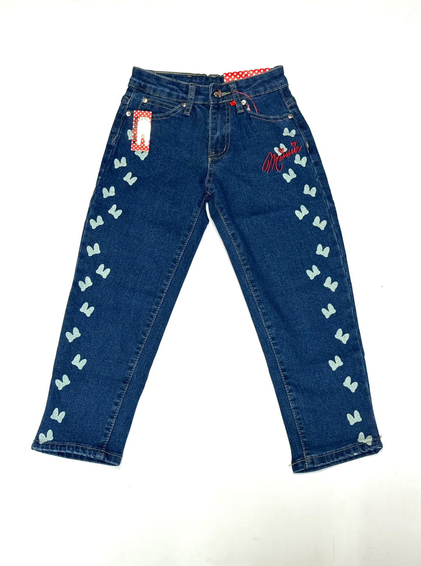 Pantalon jeans azul oscuro niña minnie Disney MM-2516