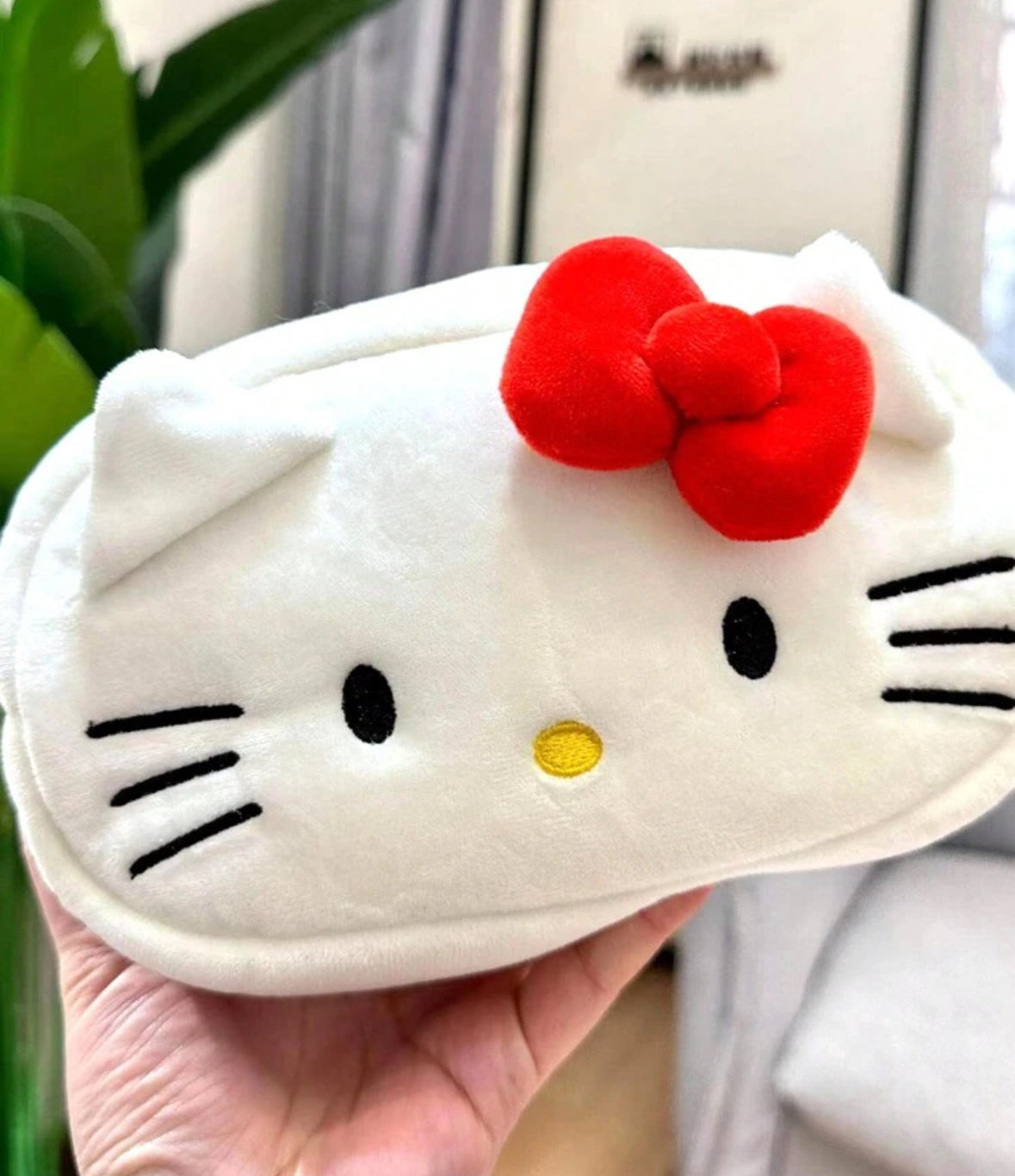 Cartuchera blanca Hello Kitty niña