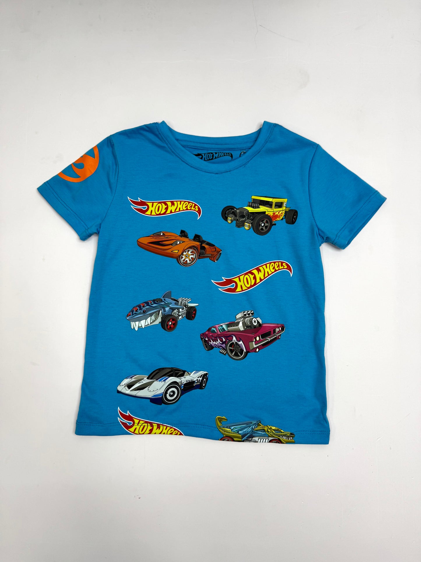 Camisa azul claro niño Hotwheels Disney HW-91405