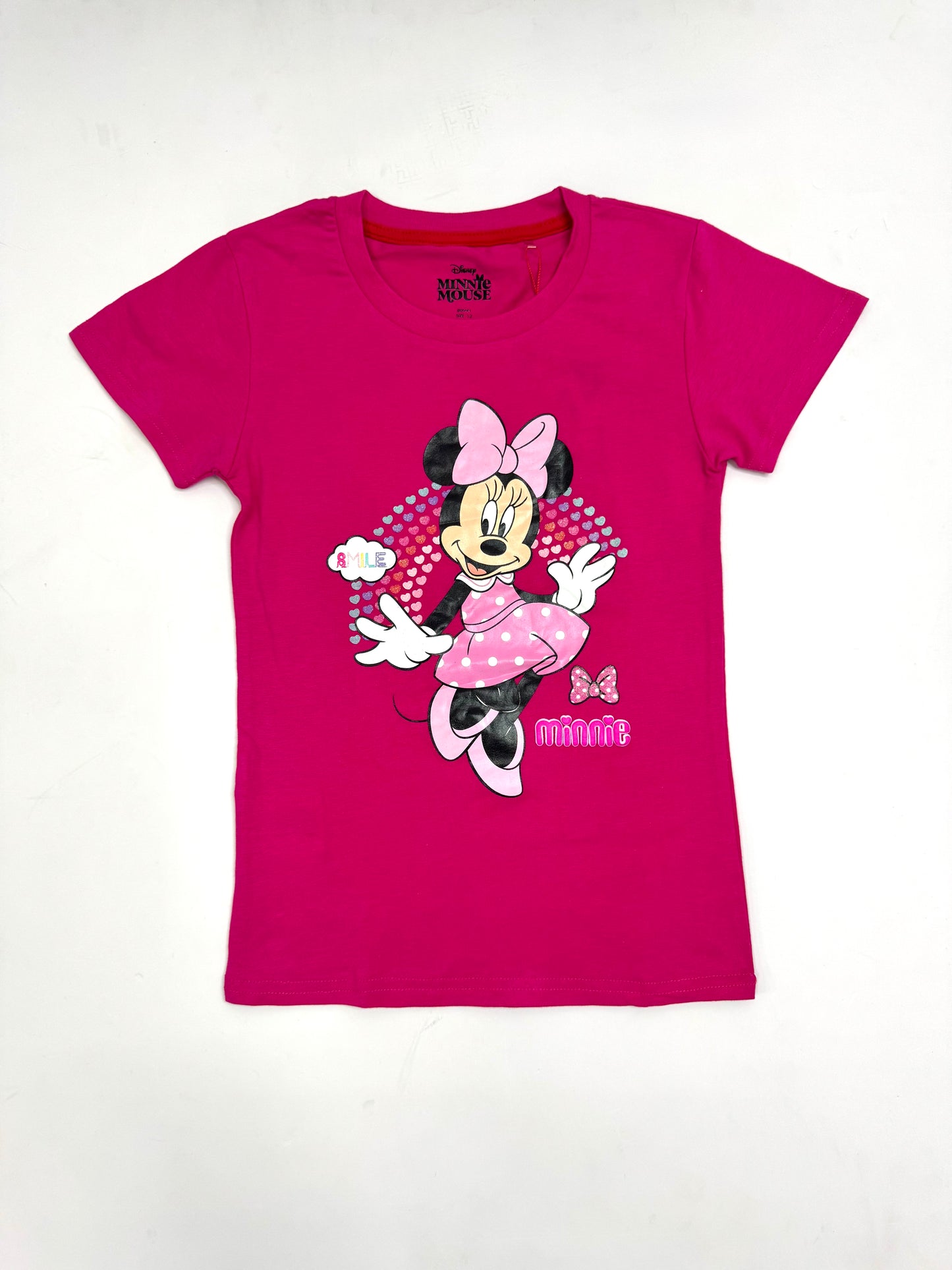 Camisa rosado fucsia niña Minnie Disney MM-2588 promo 3x1000