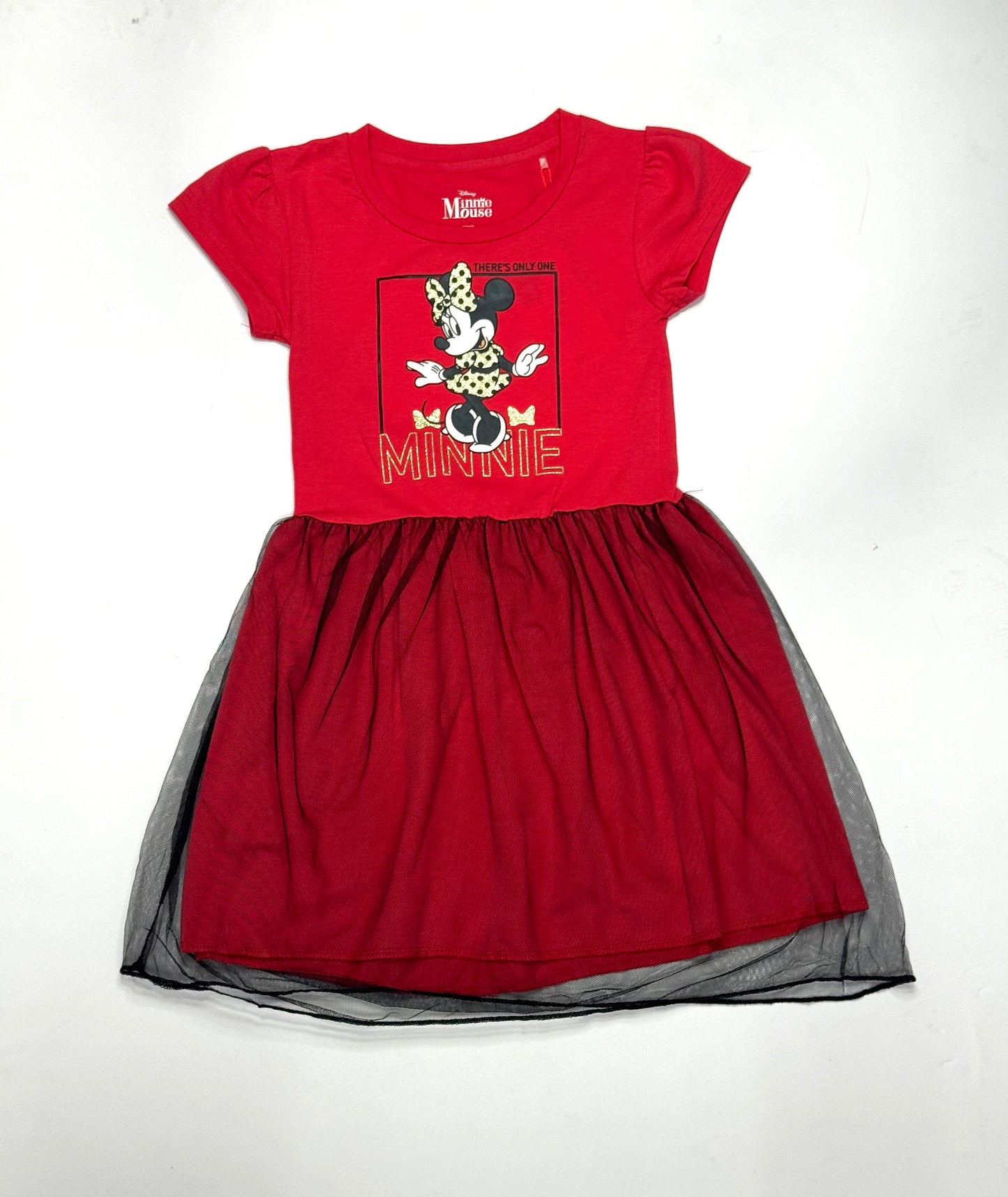 Vestido rojo niña Minnie Disney MM-2465 promo 2x1000