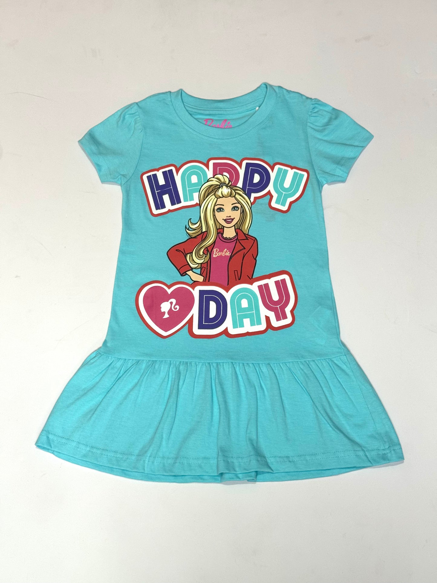 Vestido azul claro Happy Day niña Barbie BA-89972
