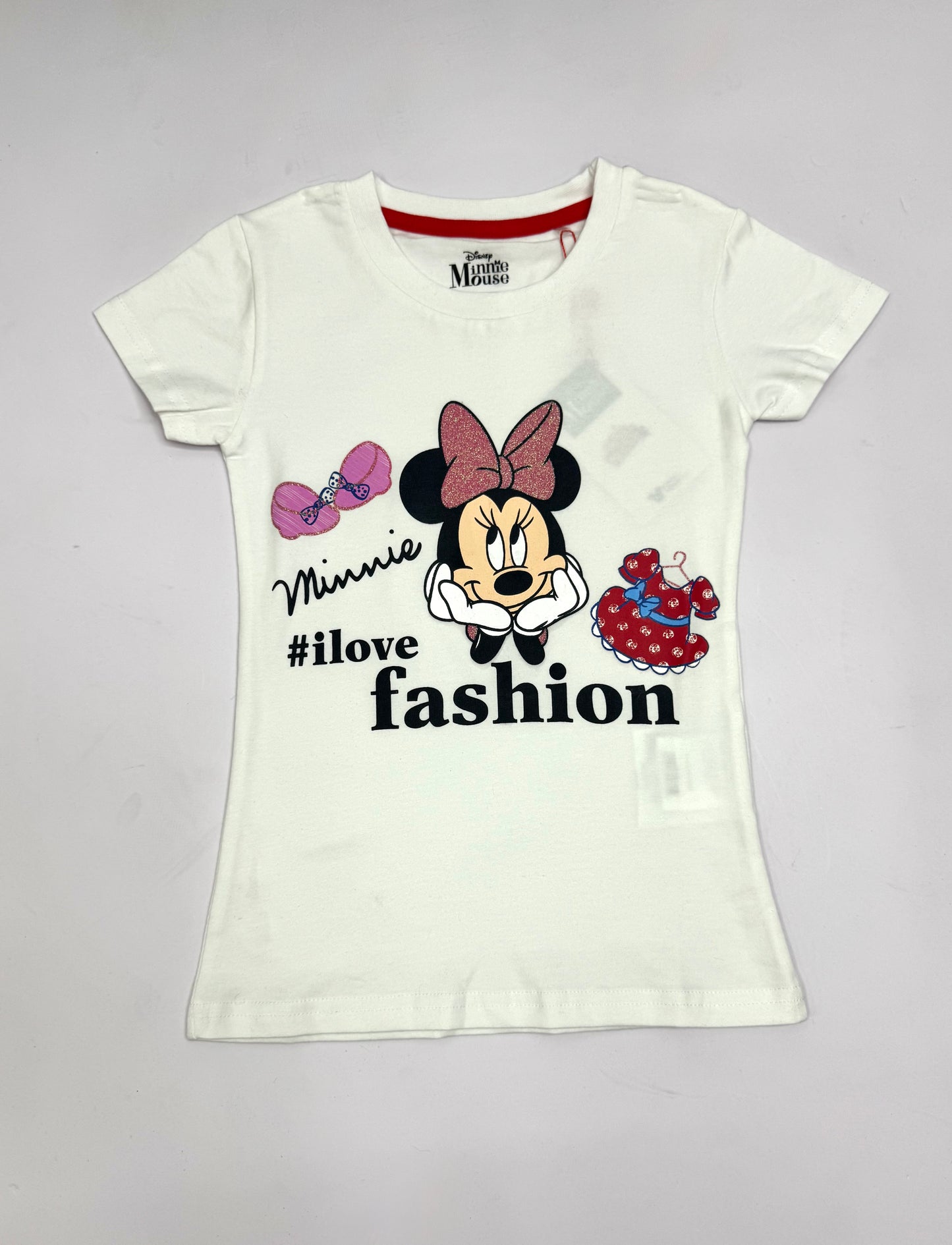 Camisa blanca niña Minnie Disney MM-2405 promo 3x1000