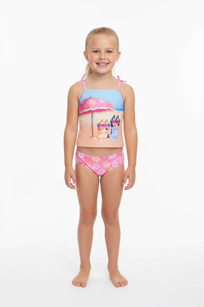 Traje de baño 2 piezas Bluey niña