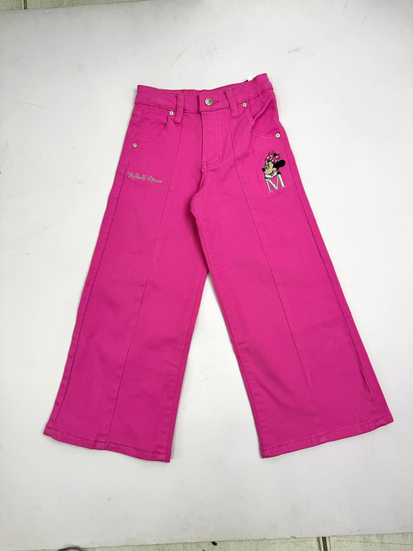 Pantalon jeans rosado niña Minnie Disney MM-2519