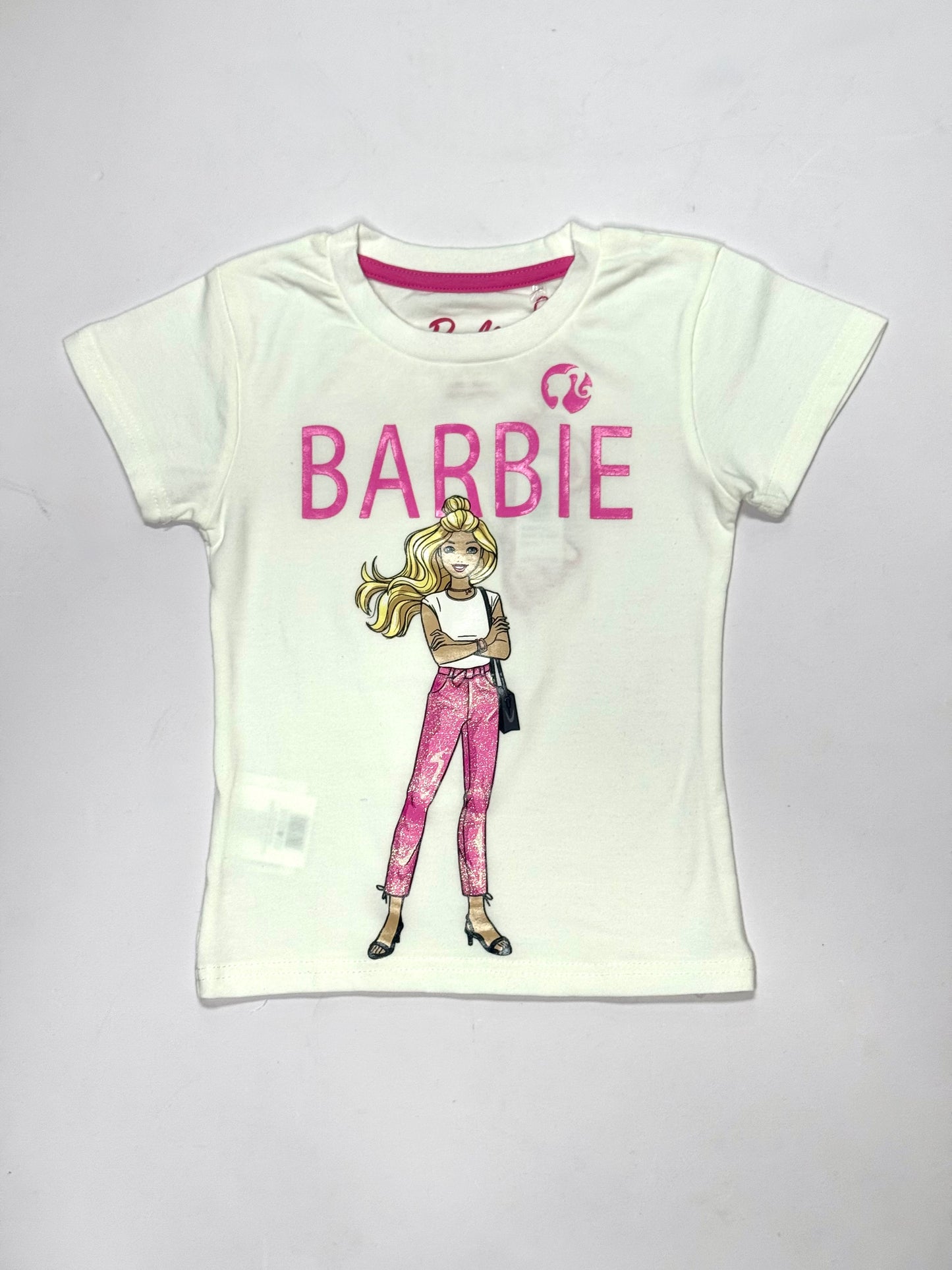Camisa blanca niña Barbie Disney BA-90003