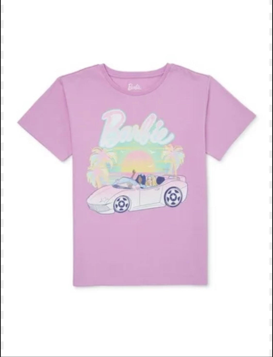 Camisa morada barbie niña