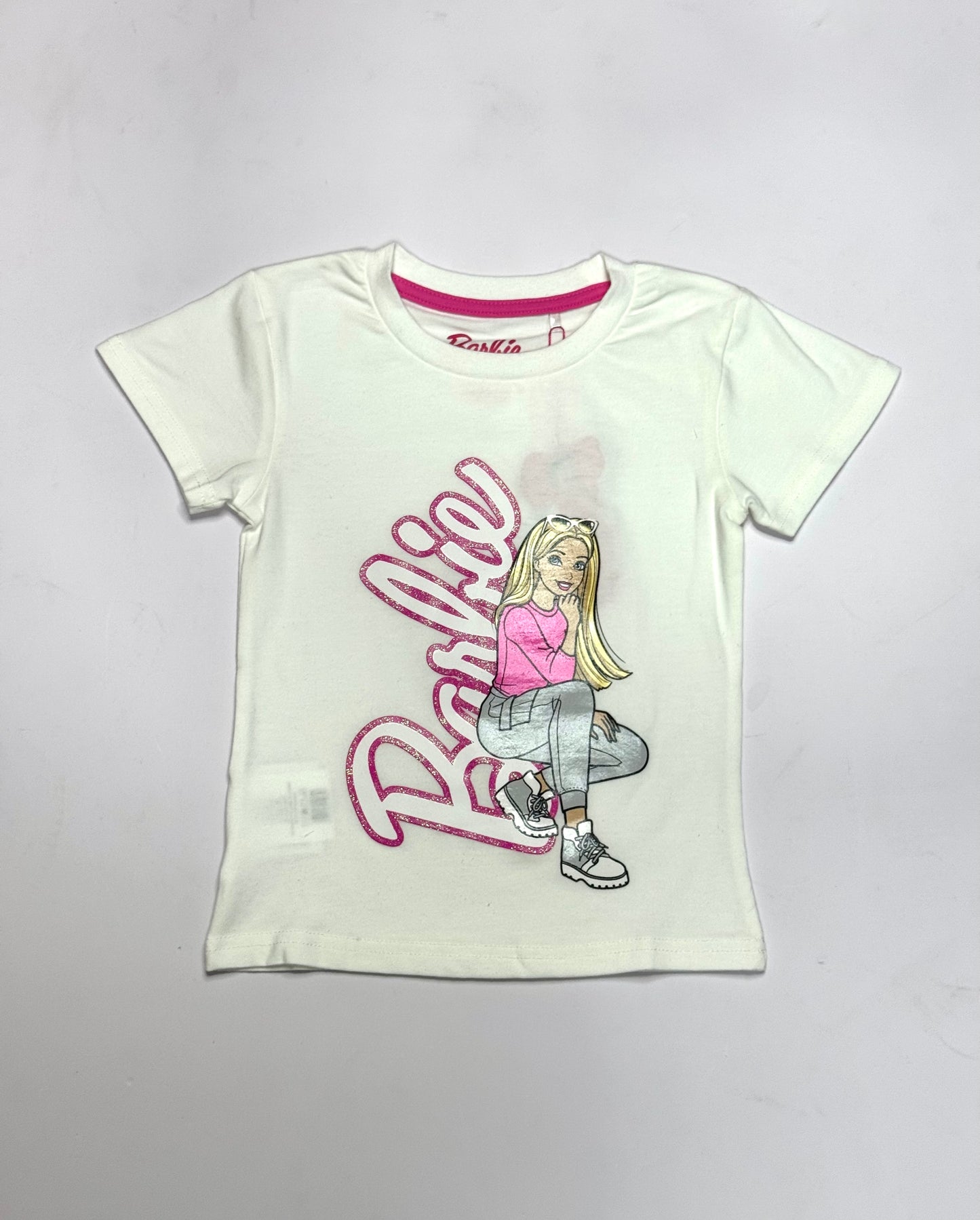 Camisa blanca niña Barbie Disney BA-90006
