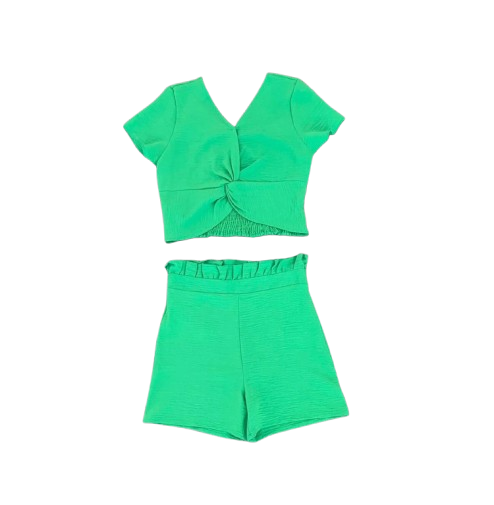 Set 2 piezas niña verde