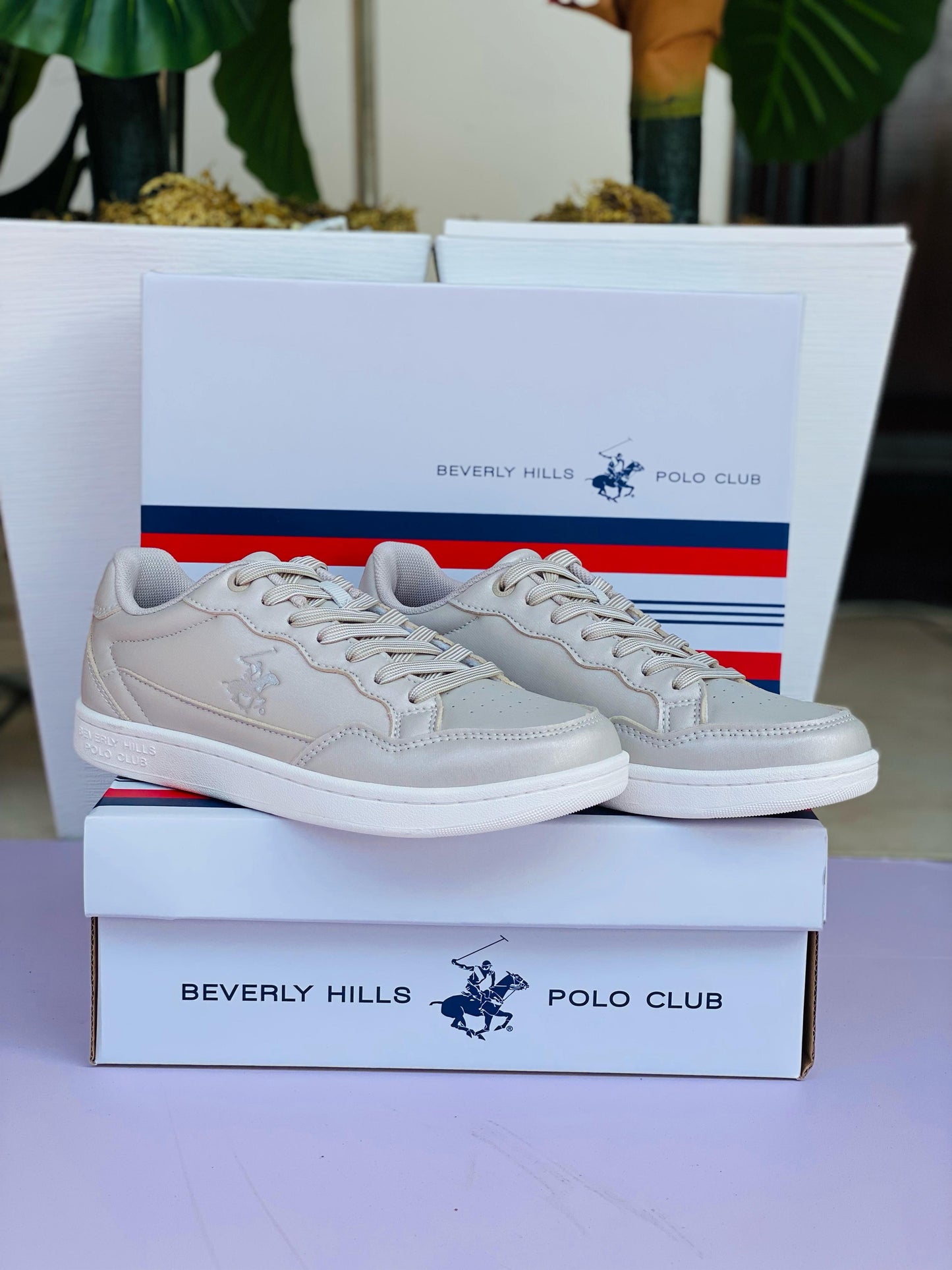 Tenis polo club gris para mujer GLORY-PRL-W6-B