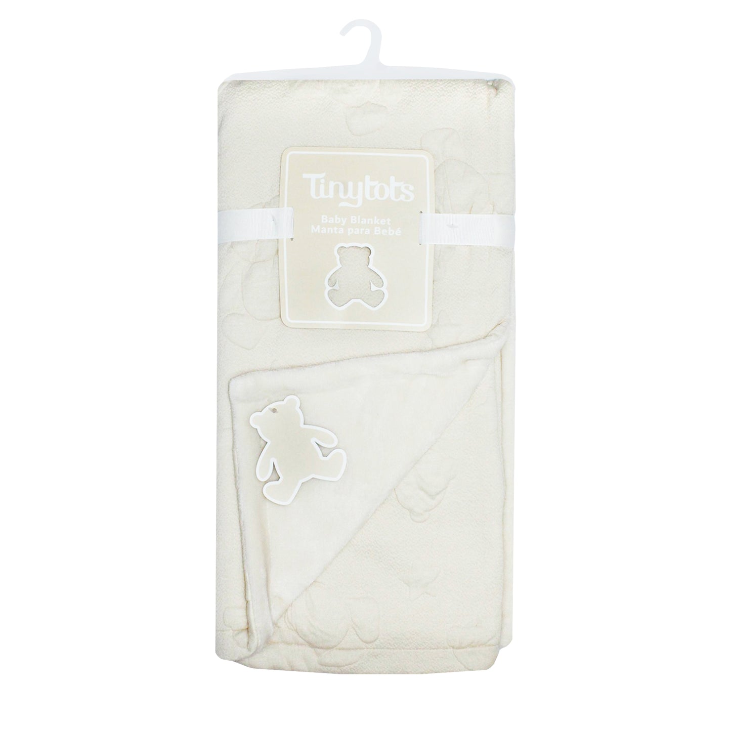 Cobija sabana beige bebe niña Tinytots GS72779