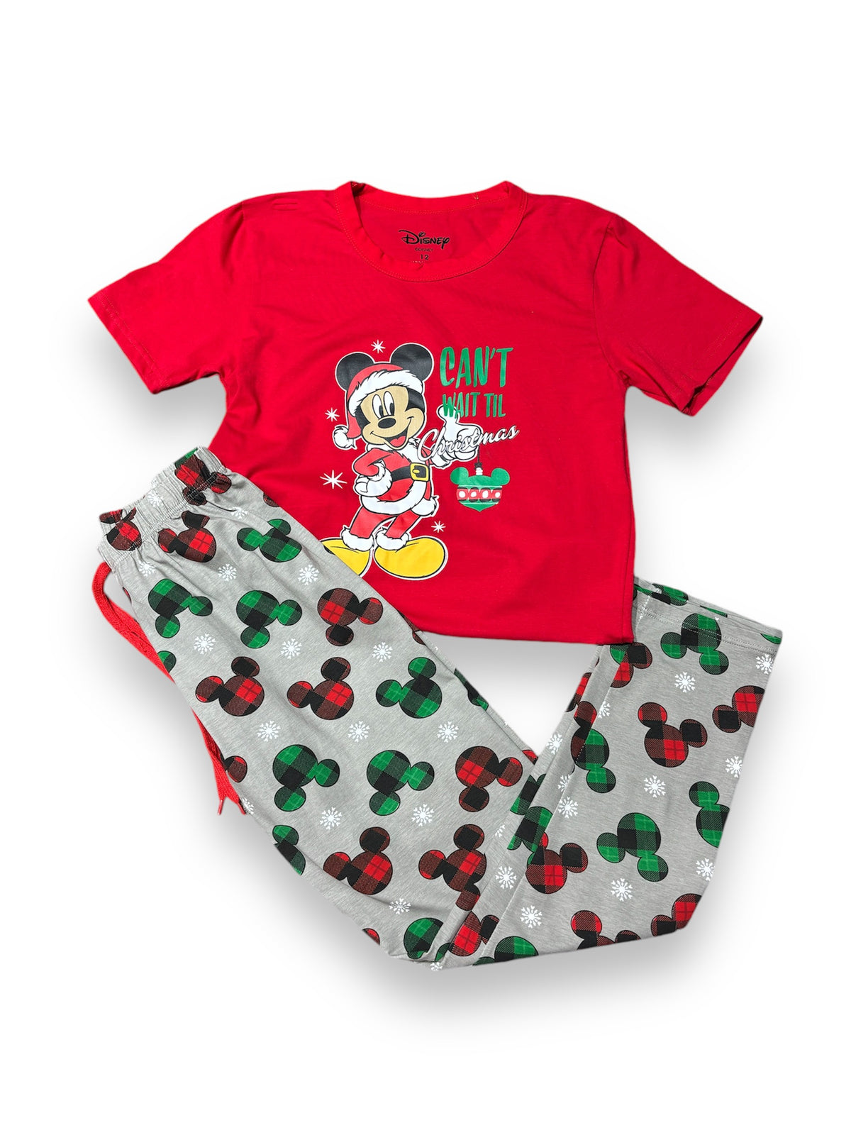 Pijama roja navideña Mickey Disney B3ADT110T niño niña