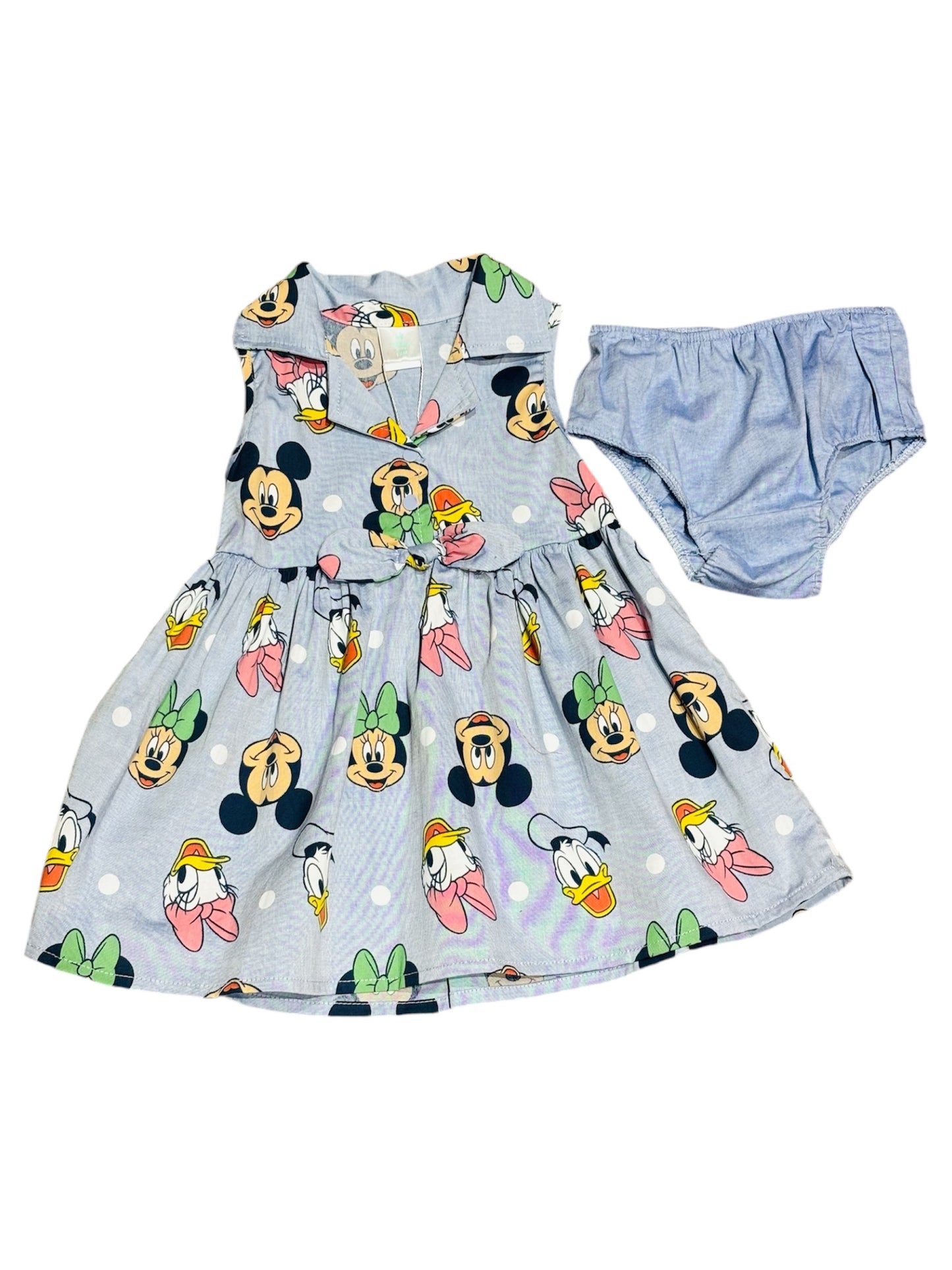 Vestido Jean denim Disney Minnie niña bebé D10-MI/1315B promo 2x1000