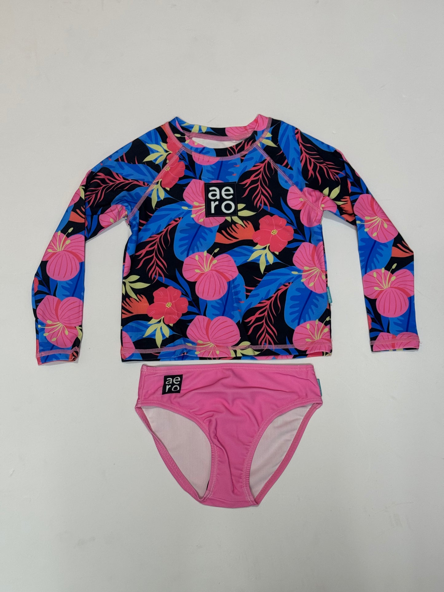 Traje de baño 2 piezas floreado multicolor niña Aeropostale 3188