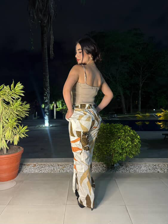 Pantalón cargo dama Intrigue beige IN3-2288 690590