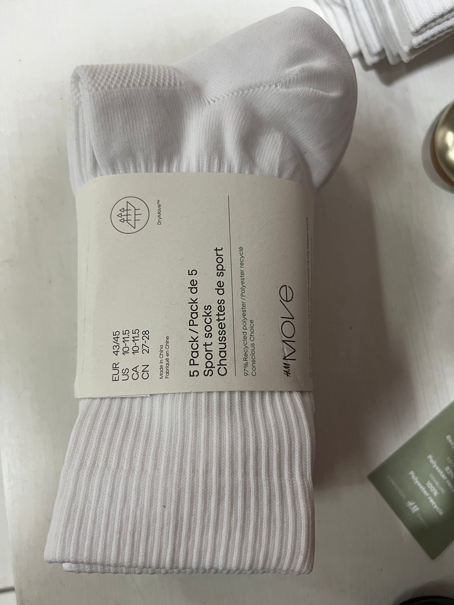 Calcetines blancos altos H&M 5 pares move 15378333