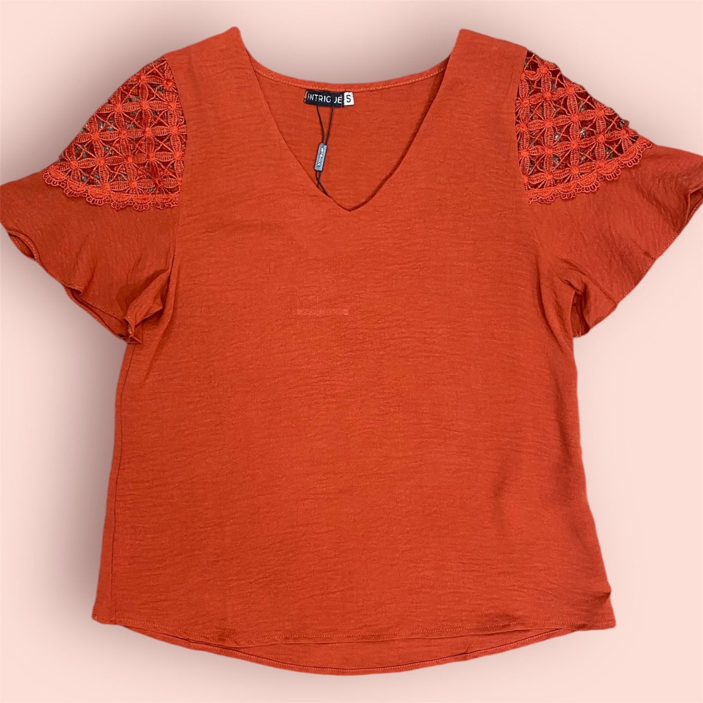 Camisa Blusa dama mujer terracota intrigue IN1-1661 390290