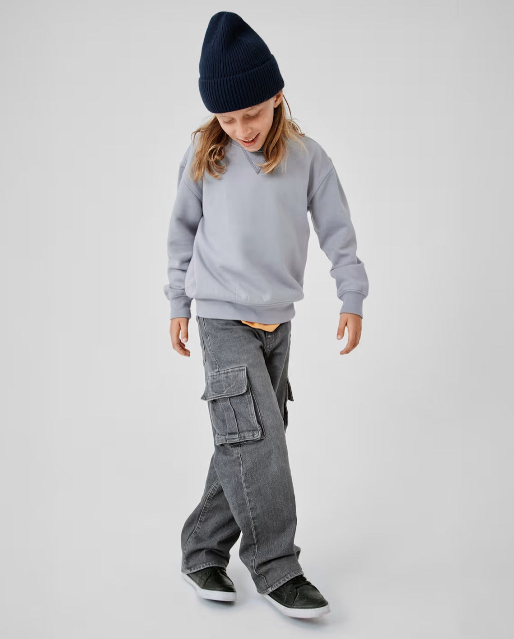 Pantalon cargo jeans gris niño Childrens place 3057240