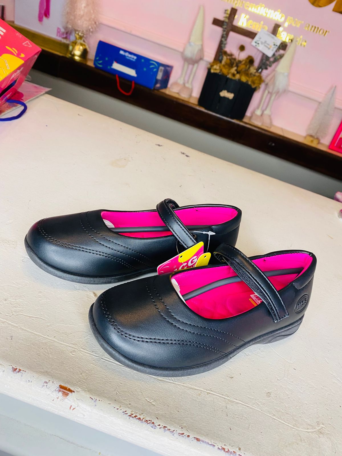 Zapatos negros niña escolar 570-1442409 590490