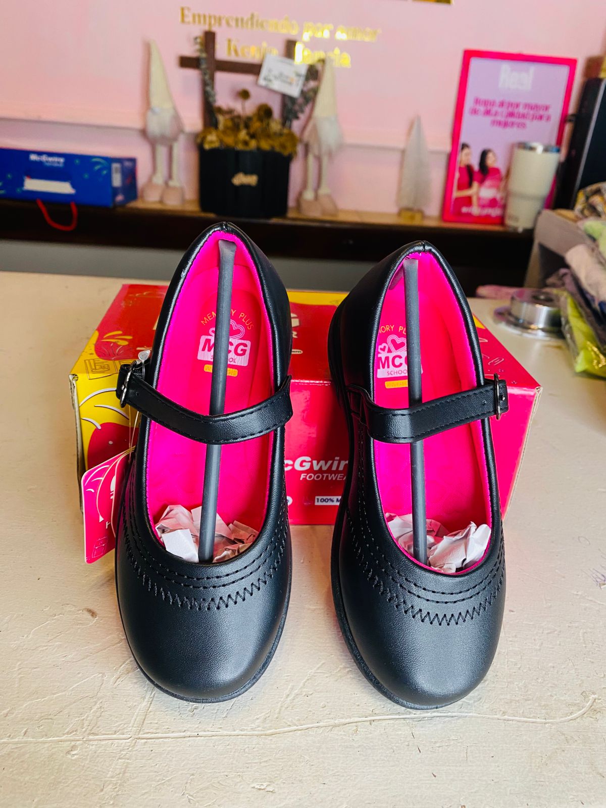 Zapatos negros niña escolar 570-1442427 590490