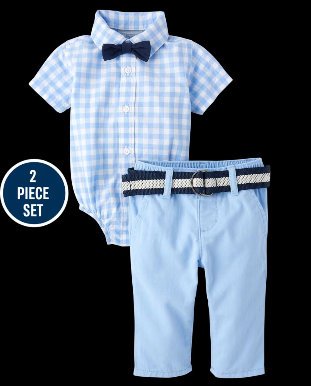 Set conjunto 2 piezas formal azul bebe niño Childrens Place 305242
