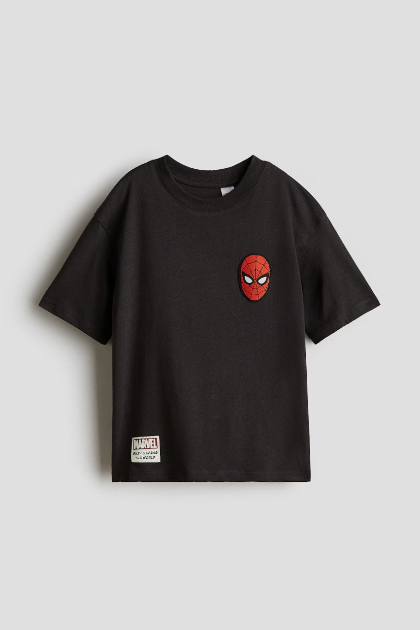 Camisa negra niño Spiderman H&M