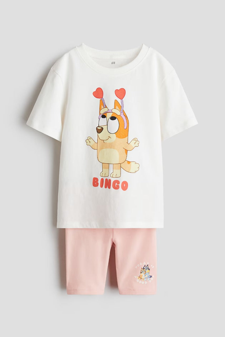 Set conjunto 2 piezas niña bingo bluey H&M 1073066