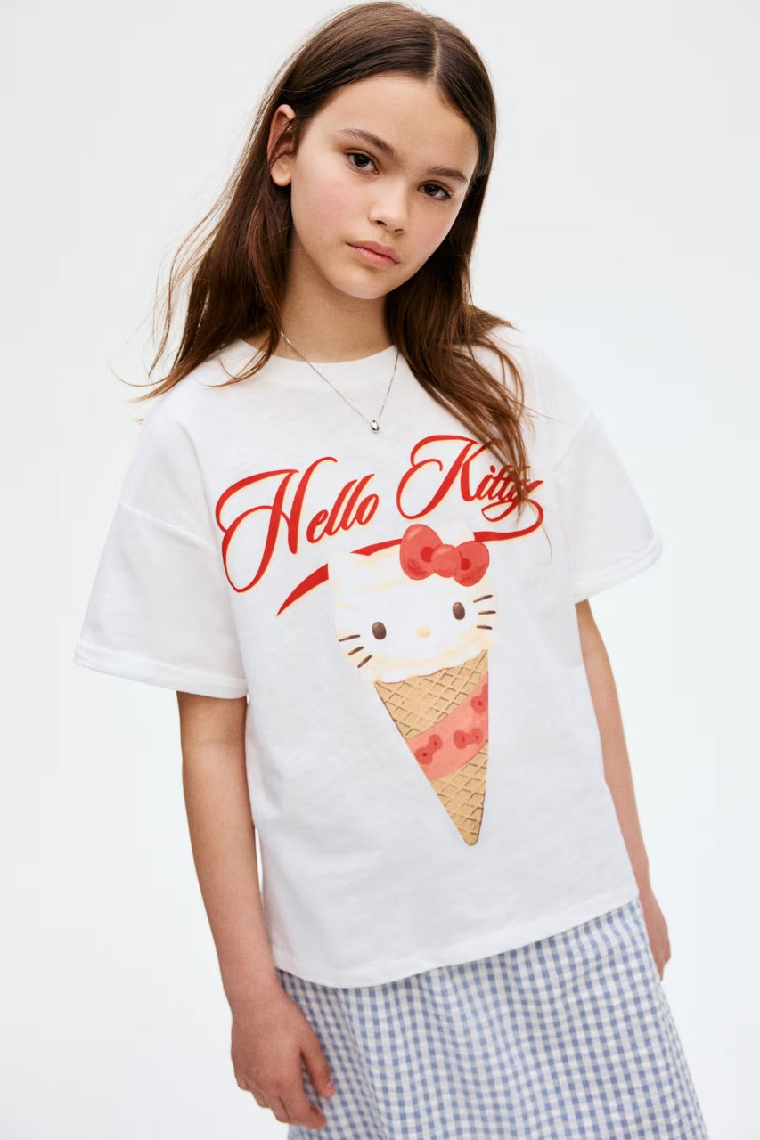 Camisa blanca Hello Kitty H&M 1292018