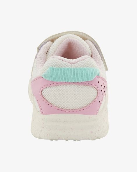 Tenis blanco rosado bebe niña Carters ES25A01H