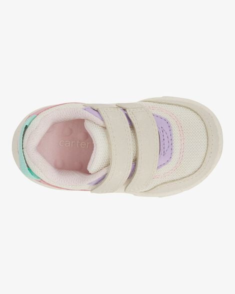 Tenis blanco rosado bebe niña Carters ES25A01H