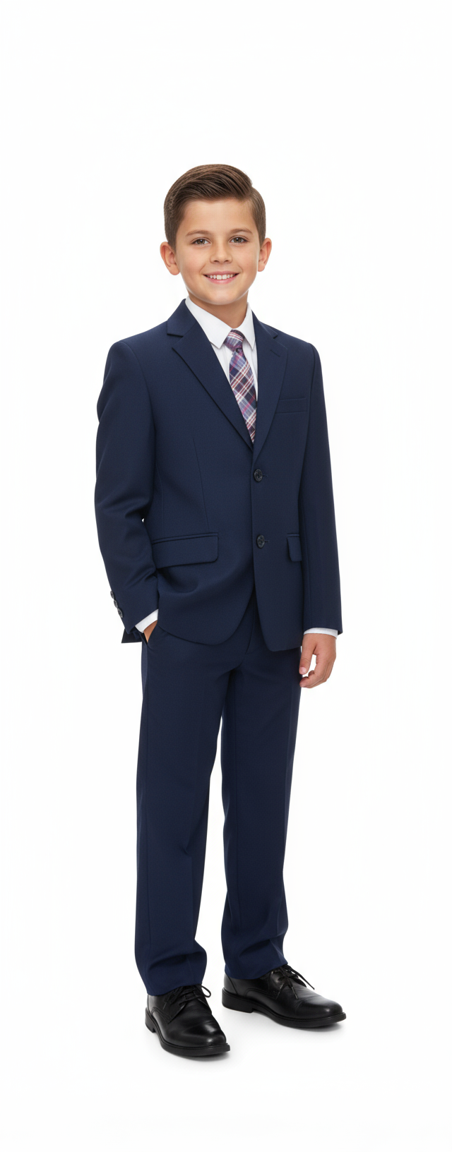 Set Traje formal 2 piezas pantalon saco o blazer azul marino 81868 Niño