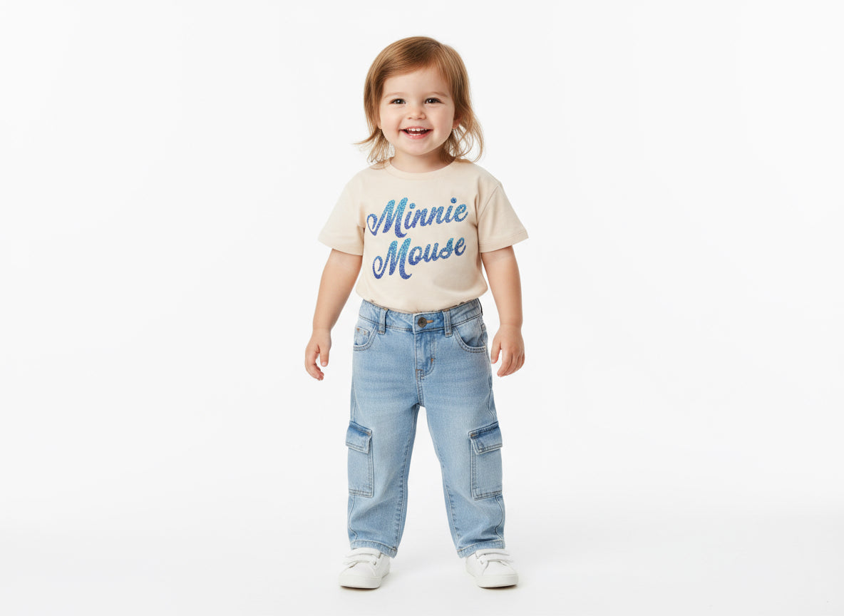 Set conjunto rosado bebe niña Minnie mouse D9-MI-1444B