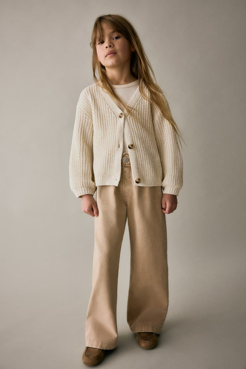 Pantalon cargo niña café H&M 1228834