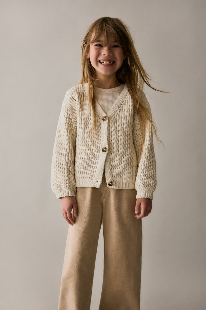 Pantalon cargo niña café H&M 1228834