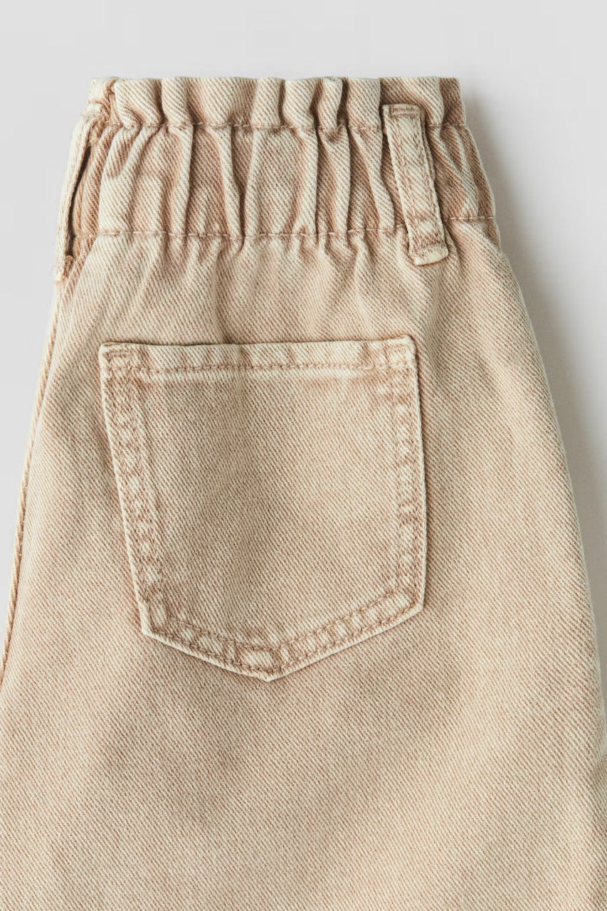 Pantalon cargo niña café H&M 1228834