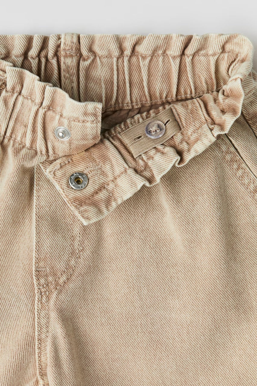 Pantalon cargo niña café H&M 1228834