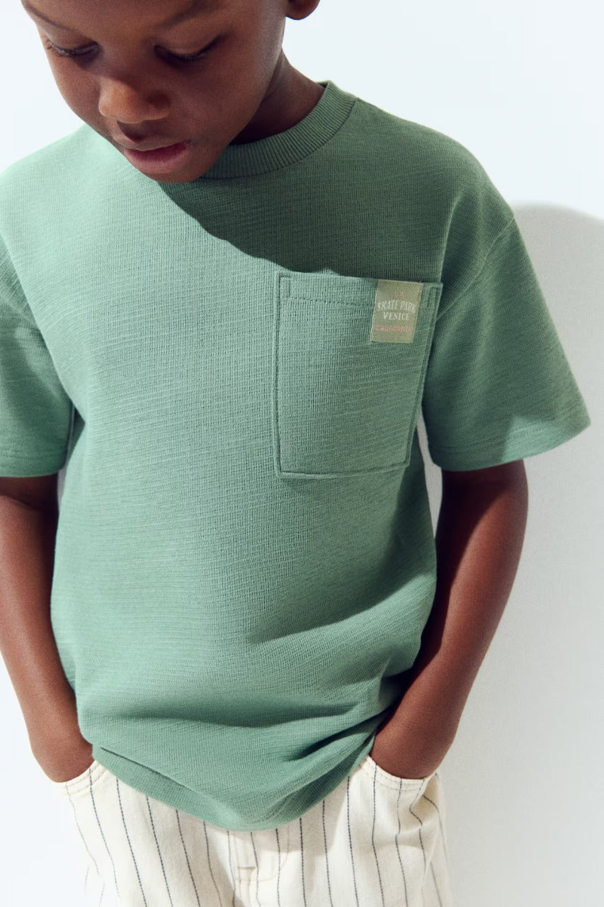 Camisa verde niño H&M 1296422